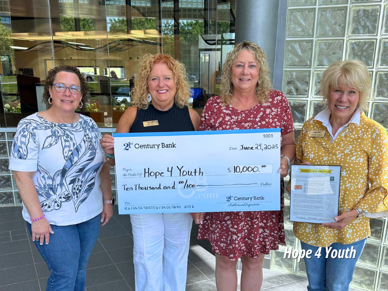 21st Century Bank and Hope 4 Youth